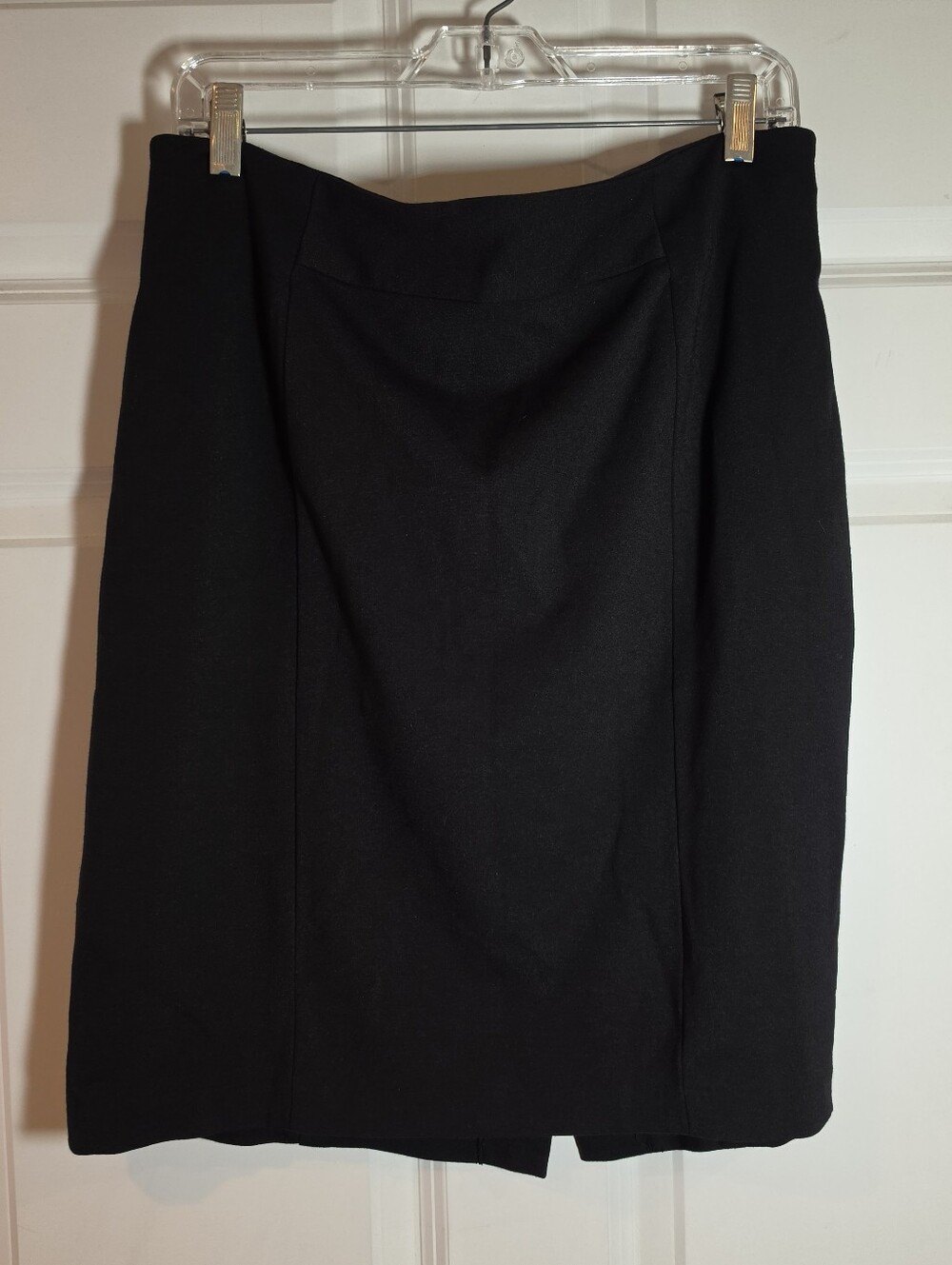 Grace Elements Classic Black Pencil Skirt - Women's Professional Skirt Size 14